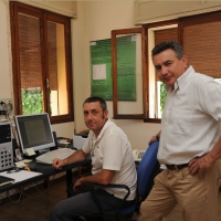 Foto Nicoloro G. 13/06/2012 Rovigo Il CRA, Centro di Ricerche in Agricoltura, e’ l’ unico in Italia ad essere autorizzato alla coltivazione dei cannabinoidi, sia quelli che hanno effetti psicotropi che quelli non psicoattivi, per fini di ricerca e ad uso terapeutico. In italia si stima che migliaia di pazienti, contro il centinaio rilevato ufficialmente, fanno uso di cannabis terapeutica ricorrendo all’ auto-coltivazione o al mercato nero. nella foto Gianpaolo Grassi – Mauro Colombo