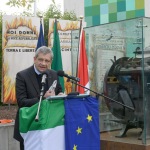 Foto Nicoloro G.   01/10/2020  Conselice ( RA ) Celebrazione del 14° anniversario del Monumento alla Liberta' di Stampa. nella foto l' editorialista del Corriere della Sera Carlo Verdelli.