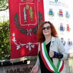 Foto Nicoloro G.   01/10/2022   Conselice ( RA )   Celebrazione del XVI° anniversario del monumento alla stampa clandestina e alla liberta' di stampa. nella foto la sindaca di Conselice Paola Pula.