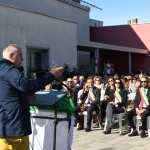 Foto Nicoloro G.   01/10/2022   Conselice ( RA )   Celebrazione del XVI° anniversario del monumento alla stampa clandestina e alla liberta' di stampa. nella foto Renzo Savini presidente provinciale ANPI.