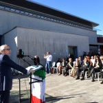 Foto Nicoloro G.   01/10/2022   Conselice ( RA )   Celebrazione del XVI° anniversario del monumento alla stampa clandestina e alla liberta' di stampa. nella foto Raffaele Lorusso segretario generale FNSI.