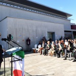 Foto Nicoloro G.   01/10/2022   Conselice ( RA )   Celebrazione del XVI° anniversario del monumento alla stampa clandestina e alla liberta' di stampa. nella foto la giornalista Rai Stefania Battistini.
