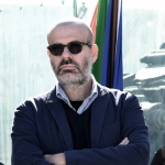 Foto Nicoloro G.   01/10/2022   Conselice ( RA )   Celebrazione del XVI° anniversario del monumento alla stampa clandestina e alla liberta' di stampa. nella foto il giornalista di ' Avvenire ' Nello Scavo.