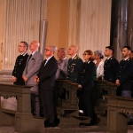 Foto Nicoloro G.   14/07/2024   Ravenna   Si e\' svolta a Ravenna la tradizionale \'\' Domenica del Mare \'\' con la messa in Duomo celebrata dall\' arcivescovo Lorenzo Ghizzoni e trasmessa in diretta da Rai 1. Questa celebrazione pone l\' attenzione sulla vita e i problemi dei marittimi. nella foto le autorita\' presenti alla celebrazione.