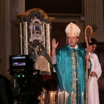 Foto Nicoloro G.   14/07/2024   Ravenna   Si e\' svolta a Ravenna la tradizionale \'\' Domenica del Mare \'\' con la messa in Duomo celebrata dall\' arcivescovo Lorenzo Ghizzoni e trasmessa in diretta da Rai 1. Questa celebrazione pone l\' attenzione sulla vita e i problemi dei marittimi. nella foto l\' arcivescovo Lorenzo Ghizzoni.