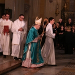 Foto Nicoloro G.   14/07/2024   Ravenna   Si e\' svolta a Ravenna la tradizionale \'\' Domenica del Mare \'\' con la messa in Duomo celebrata dall\' arcivescovo Lorenzo Ghizzoni e trasmessa in diretta da Rai 1. Questa celebrazione pone l\' attenzione sulla vita e i problemi dei marittimi. nella foto l\' arcivescovo Lorenzo Ghizzoni.