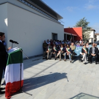 Foto Nicoloro G. 01/10/2012 Conselice ( Ravenna ) Celebrazioni per il sesto anniversario del Monumento alla Stampa Clandestina e alla Libertà di Stampa, secondo in Europa con l' altro che si trova nella città di Almeria in Spagna. nella foto Franco Siddi