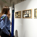 01/09/2022   Ravenna   Per il centenario dello Scautismo a Ravenna allestita una mostra dal titolo ' Sulle tracce degli scout '. nella foto visitatori lungo la mostra.