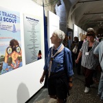01/09/2022   Ravenna   Per il centenario dello Scautismo a Ravenna allestita una mostra dal titolo ' Sulle tracce degli scout '. nella foto l' ingresso alla mostra.