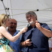 Foto Nicoloro G.  15/08/2014  Cervia ( Ravenna )  22° edizione di " Cervia, la spiaggia ama il libro ". nella foto il ministro Giuliano Poletti che è intervenuto alla manifestazione.