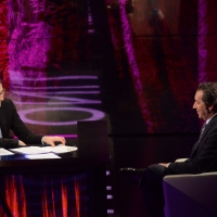 Foto Nicoloro G.  09/03/2014  Milano   Trasmissione televisiva su Rai 3 " Che tempo che fa ". nella foto Fabio Fazio e il regista premio Oscar Paolo Sorrentino.