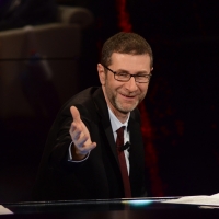 Foto Nicoloro G.  09/03/2014  Milano   Trasmissione televisiva su Rai 3 " Che tempo che fa ". nella foto  Fabio Fazio.