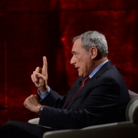 Foto Nicoloro G.  26/01/2014  Milano   Trasmissione televisiva su Rai 3 " Che tempo che fa ". nella foto il presidente del Senato Pietro Grasso.