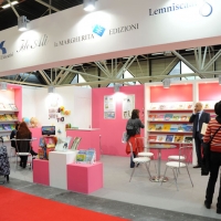 Foto Nicoloro G. 28/03/2011 Bologna Si e' aperta negli spazi della Fiera di Bologna la quarantottesima edizione della " Children Book Fair " la piu' importante fiera internazionale dell' editoria per l' infanzia con la presenza di autori, editori e illustratori di tutto il mondo. nella foto Uno dei tanti stand