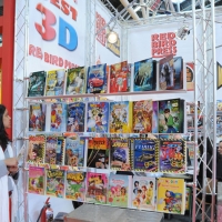 Foto Nicoloro G. 28/03/2011 Bologna Si e' aperta negli spazi della Fiera di Bologna la quarantottesima edizione della " Children Book Fair " la piu' importante fiera internazionale dell' editoria per l' infanzia con la presenza di autori, editori e illustratori di tutto il mondo. nella foto Uno dei tanti stand