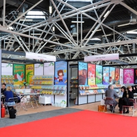 Foto Nicoloro G. 28/03/2011 Bologna Si e' aperta negli spazi della Fiera di Bologna la quarantottesima edizione della " Children Book Fair " la piu' importante fiera internazionale dell' editoria per l' infanzia con la presenza di autori, editori e illustratori di tutto il mondo. nella foto Uno dei tanti stand