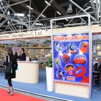 Foto Nicoloro G. 28/03/2011 Bologna Si e' aperta negli spazi della Fiera di Bologna la quarantottesima edizione della " Children Book Fair " la piu' importante fiera internazionale dell' editoria per l' infanzia con la presenza di autori, editori e illustratori di tutto il mondo. nella foto Uno dei tanti stand