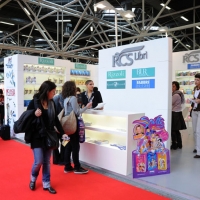 Foto Nicoloro G. 28/03/2011 Bologna Si e' aperta negli spazi della Fiera di Bologna la quarantottesima edizione della " Children Book Fair " la piu' importante fiera internazionale dell' editoria per l' infanzia con la presenza di autori, editori e illustratori di tutto il mondo. nella foto Uno dei tanti stand