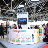 Foto Nicoloro G. 28/03/2011 Bologna Si e' aperta negli spazi della Fiera di Bologna la quarantottesima edizione della " Children Book Fair " la piu' importante fiera internazionale dell' editoria per l' infanzia con la presenza di autori, editori e illustratori di tutto il mondo. nella foto Uno dei tanti stand