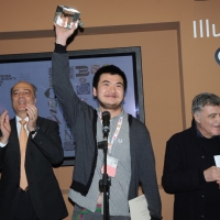 Foto Nicoloro G. 28/03/2011 Bologna Si e' aperta negli spazi della Fiera di Bologna la quarantottesima edizione della " Children Book Fair " la piu' importante fiera internazionale dell' editoria per l' infanzia con la presenza di autori, editori e illustratori di tutto il mondo. nella foto Page Tsou vincitore 2011
