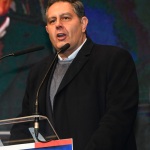 Foto Nicoloro G.   24/01/2020   Ravenna    Chiusura della campagna elettorale per le regionali dell' Emilia-Romagna. nella foto il governatore della Liguria Giovanni Toti.