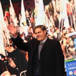 Foto Nicoloro G.   24/01/2020   Ravenna    Chiusura della campagna elettorale per le regionali dell' Emilia-Romagna. nella foto il governatore della Liguria Giovanni Toti.