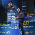Foto Nicoloro G.   24/01/2020   Ravenna    Chiusura della campagna elettorale per le regionali dell' Emilia-Romagna. nella foto Matteo Salvini.