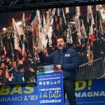 Foto Nicoloro G.   24/01/2020   Ravenna    Chiusura della campagna elettorale per le regionali dell' Emilia-Romagna. nella foto Matteo Salvini.