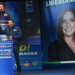 Foto Nicoloro G.   24/01/2020   Ravenna    Chiusura della campagna elettorale per le regionali dell' Emilia-Romagna. nella foto Matteo Salvini.