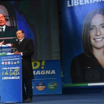 Foto Nicoloro G.   24/01/2020   Ravenna    Chiusura della campagna elettorale per le regionali dell' Emilia-Romagna. nella foto Silvio Berlusconi.