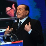 Foto Nicoloro G.   24/01/2020   Ravenna    Chiusura della campagna elettorale per le regionali dell' Emilia-Romagna. nella foto Silvio Berlusconi.