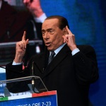 Foto Nicoloro G.   24/01/2020   Ravenna    Chiusura della campagna elettorale per le regionali dell\' Emilia-Romagna. nella foto Silvio Berlusconi.