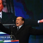 Foto Nicoloro G.   24/01/2020   Ravenna    Chiusura della campagna elettorale per le regionali dell\' Emilia-Romagna. nella foto Silvio Berlusconi.