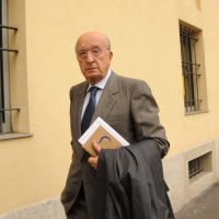 Foto Nicoloro G.  28/09/2010 Milano Per il ciclo d ' Incontri sul tema "Prima Repubblica " Dibattito in Sala Buzzati con esponenti della Politica di quegli Anni. nella foto Ciriaco De Mita