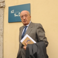 Foto Nicoloro G.  28/09/2010 Milano Per il ciclo d ' Incontri sul tema "Prima Repubblica " Dibattito in Sala Buzzati con esponenti della Politica di quegli Anni. nella foto Ciriaco De Mita