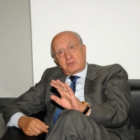Foto Nicoloro G.  28/09/2010 Milano Per il ciclo d ' Incontri sul tema "Prima Repubblica " Dibattito in Sala Buzzati con esponenti della Politica di quegli Anni. nella foto Ciriaco De Mita
