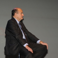 Foto Nicoloro G. 01/02/2013 Firenze Evento di grande importanza, forse unico, che vede insieme in questa campagna elettorale il sindaco di Firenze e il segretario generale del PD. nella foto Pierluigi Bersani