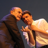 Foto Nicoloro G. 01/02/2013 Firenze Evento di grande importanza, forse unico, che vede insieme in questa campagna elettorale il sindaco di Firenze e il segretario generale del PD. nella foto Pierluigi Bersani – Matteo Renzi   