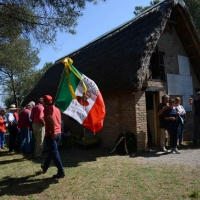 Foto Nicoloro G.  02/06/2014  Ravenna    Nella giornata della Festa della Repubblica si è svolta la commemorazione dell\' anniversario della morte di Giuseppe Garibaldi, avvenuta a Caprera proprio il 2 giugno 1882. nella foto il capanno che ospitò l\' Eroe dei due Mondi in fuga la notte del 6 agosto 1849.