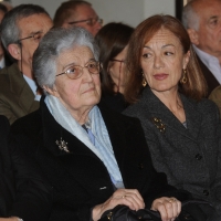 Foto Nicoloro G. 17/04/2012 Ravenna Commemorazione di Benigno Zaccagnini, a cento anni dalla sua nascita, alla presenza dei famigliari, delle autorita' cittadine e del leader dell' UDC Pier Ferdinando Casini. nella foto Anna Zaccagnini – Livia Zaccagnini