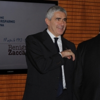 Foto Nicoloro G. 17/04/2012 Ravenna Commemorazione di Benigno Zaccagnini, a cento anni dalla sua nascita, alla presenza dei famigliari, delle autorita' cittadine e del leader dell' UDC Pier Ferdinando Casini. nella foto Pier Ferdinando Casini