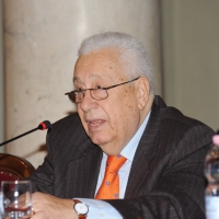 Foto Nicoloro G.  08/11/2010 Ravenna  Commemorazione dell' ex presidente della DC Benigno Zaccagnini, morto il 05 novembre 1989, in un dibattito dal titolo " Zaccagnini nel futuro della politica ". nella foto Domenico Rosati