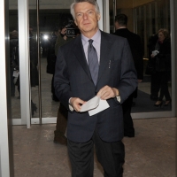 Foto Nicoloro G. 01/02/2011 Milano Commemorazione in Universita' Bocconi della figura dell' ex ministro del Tesoro Tommaso Padoa Schioppa alla presenza del Capo dello Stato. nella foto Ferruccio De Bortoli