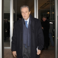 Foto Nicoloro G. 01/02/2011 Milano Commemorazione in Universita' Bocconi della figura dell' ex ministro del Tesoro Tommaso Padoa Schioppa alla presenza del Capo dello Stato. nella foto Angelo Provasoli