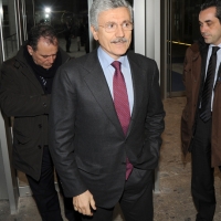 Foto Nicoloro G. 01/02/2011 Milano Commemorazione in Universita' Bocconi della figura dell' ex ministro del Tesoro Tommaso Padoa Schioppa alla presenza del Capo dello Stato. nella foto Massimo D'Alema
