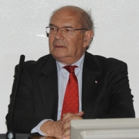 Foto Nicoloro G. 06/03/2012 Milano Conferenza all' Universita' Bicocca sul tema " La protezione del Mar Mediterraneo dall' inquinamento. I risultati conseguiti e le sfide future " con la partecipazione del principe Alberto II di Monaco che, con la Fondazione a lui intitolata, e' impegnato a contrastare le minacce poste all' ambiente del nostro pianeta. nella foto Lucien Chabason