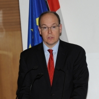 Foto Nicoloro G. 06/03/2012 Milano Conferenza all' Universita' Bicocca sul tema " La protezione del Mar Mediterraneo dall' inquinamento. I risultati conseguiti e le sfide future " con la partecipazione del principe Alberto II di Monaco che, con la Fondazione a lui intitolata, e' impegnato a contrastare le minacce poste all' ambiente del nostro pianeta. nella foto Il Principe Alberto II di Monaco
