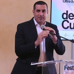 Foto Nicoloro G.   29/05/2025   Ravenna   Nell' ambito del Festival delle Culture si e' svolto la prima Conferenza nazionale sul tema del soccorso in mare dal titolo '' Mediterraneo oggi ''. nella foto il governatore dell' Emilia-Romagna Michele de Pascale.