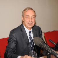Foto Nicoloro G. Milano 01/10/2010 Conferenza stampa di presentazione del nuovo amministratore delegato di Unicredit. nella foto Dieter Rampl, presidente Unicredit
