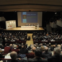Foto Nicoloro G. 10/03/2012 Milano 29° Congresso provinciale dell’ Acli di Milano – Monza e Brianza dal titolo ” Rigenerare Comunita’ per ricostruire il Paese ” con la partecipazione del cardinale Angelo Scola. nella foto La sala del Congresso gremita di pubblico